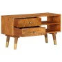TV-Schrank aus massivem Mangoholz, 85 x 35 x 47 cm von vidaXL, TV-Möbel - Ref: Foro24-285855, Preis: 155,59 €, Rabatt: %