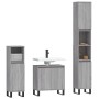 Set de muebles de baño 3 pzas madera contrachapada gris sonoma de vidaXL, Muebles de baño - Ref: Foro24-3190289, Precio: 175,...