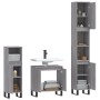 Set de muebles de baño 3 pzas madera contrachapada gris sonoma de vidaXL, Muebles de baño - Ref: Foro24-3190289, Precio: 175,...