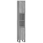 Set de muebles de baño 3 pzas madera contrachapada gris sonoma de vidaXL, Muebles de baño - Ref: Foro24-3190289, Precio: 175,...