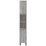 Set de muebles de baño 3 pzas madera contrachapada gris sonoma de vidaXL, Muebles de baño - Ref: Foro24-3190289, Precio: 175,...