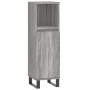 Set de muebles de baño 3 pzas madera contrachapada gris sonoma de vidaXL, Muebles de baño - Ref: Foro24-3190289, Precio: 175,...