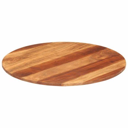Tablero de mesa redonda madera maciza de acacia 15-16 mm 70 cm