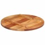 Tablero de mesa redonda madera maciza de acacia 25-27 mm 60 cm