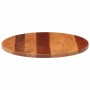 Tablero de mesa redonda madera maciza de acacia 25-27 mm 60 cm