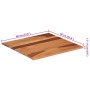 Tablero de mesa madera maciza de acacia 15-16 mm 60x60 cm