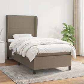 Boxspringbett mit taupegrauer Stoffmatratze 100x200 cm von vidaXL, Betten und Lattenroste - Ref: Foro24-3127785, Preis: 395,4...