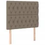 Box spring bed with taupe gray fabric mattress 100x200 cm by vidaXL, Beds and slatted bases - Ref: Foro24-3128185, Price: 400...