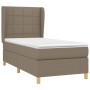Boxspringbett mit taupegrauer Stoffmatratze 100x200 cm von vidaXL, Betten und Lattenroste - Ref: Foro24-3128505, Preis: 375,3...