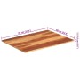 Tablero de mesa madera maciza de acacia 15-16 mm 60x80 cm