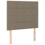 Box spring bed with taupe gray fabric mattress 100x200 cm by vidaXL, Beds and slatted bases - Ref: Foro24-3131973, Price: 375...
