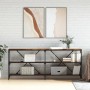 Konsolentisch aus Eisenholz, geräucherte Eiche, 180 x 30 x 75 cm von vidaXL, Seitentische - Ref: Foro24-832855, Preis: 81,90 ...