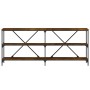 Konsolentisch aus Eisenholz, geräucherte Eiche, 180 x 30 x 75 cm von vidaXL, Seitentische - Ref: Foro24-832855, Preis: 81,90 ...