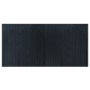 Alfombra rectangular bambú gris 100x200 cm