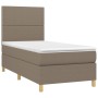 Boxspringbett mit taupegrauer Stoffmatratze 100x200 cm von vidaXL, Betten und Lattenroste - Ref: Foro24-3142237, Preis: 349,0...