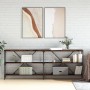 Konsolentisch aus Eisenholz, geräucherte Eiche, 200 x 30 x 75 cm von vidaXL, Seitentische - Ref: Foro24-832860, Preis: 90,57 ...
