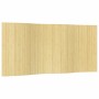 Biombo divisor de bambú color natural claro 165x400 cm
