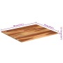 Tablero de mesa madera maciza de acacia 15-16 mm 70x80 cm