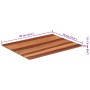 Tablero de mesa madera maciza de acacia 15-16 mm 70x90 cm
