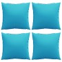 Cojines Decorativos 4 pcs Tuquesa 40 x 40 cm tela