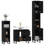 Juego de muebles de baño 3 pzas madera contrachapada negro de vidaXL, Muebles de baño - Ref: Foro24-3190230, Precio: 260,50 €