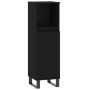 Juego de muebles de baño 3 pzas madera contrachapada negro de vidaXL, Muebles de baño - Ref: Foro24-3190230, Precio: 260,50 €