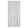 Cortina antimoscas chenilla gris 90x200 cm