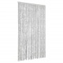 Cortina antimoscas chenilla gris 100x230 cm