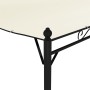Cremeweißer Stoffpavillon von vidaXL, Zelte und Pavillons - Ref: Foro24-43217, Preis: 187,34 €, Rabatt: %