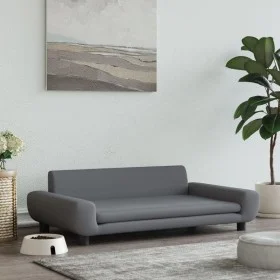 Dark gray velvet dog bed 100x54x33 cm by vidaXL, Beds for dogs - Ref: Foro24-171983, Price: 106,37 €, Discount: %