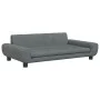 Dunkelgraues Hundebett aus Samt, 100 x 54 x 33 cm von vidaXL, Betten für Hunde - Ref: Foro24-171983, Preis: 106,13 €, Rabatt: %
