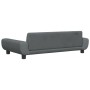 Dunkelgraues Hundebett aus Samt, 100 x 54 x 33 cm von vidaXL, Betten für Hunde - Ref: Foro24-171983, Preis: 108,34 €, Rabatt: %