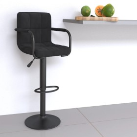 Taburete de cocina de terciopelo negro von vidaXL, Küchenhocker - Ref: Foro24-334645, Preis: 89,43 €, Rabatt: %