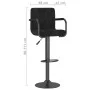 Taburete de cocina de terciopelo negro von vidaXL, Küchenhocker - Ref: Foro24-334645, Preis: 88,79 €, Rabatt: %