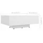 Couchtisch aus weißem Sperrholz, 85 x 55 x 31 cm von vidaXL, Couchtisch - Ref: Foro24-803380, Preis: 53,87 €, Rabatt: %