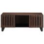 Mesa de centro de madera maciza mango marrón 100x55x40 cm