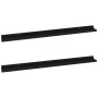 Wandregale 2 Einheiten schwarz 100x9x3 cm von vidaXL, Regale und Regale - Ref: Foro24-326665, Preis: 29,83 €, Rabatt: %