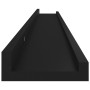 Wandregale 2 Einheiten schwarz 100x9x3 cm von vidaXL, Regale und Regale - Ref: Foro24-326665, Preis: 29,83 €, Rabatt: %