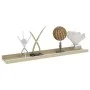 Wall shelves 4 units white and Sonoma oak 60x9x3 cm by vidaXL, Shelves and shelves - Ref: Foro24-326695, Price: 23,05 €, Disc...