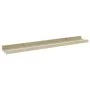 Wall shelves 4 units white and Sonoma oak 60x9x3 cm by vidaXL, Shelves and shelves - Ref: Foro24-326695, Price: 23,05 €, Disc...