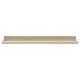Wall shelves 4 units white and Sonoma oak 60x9x3 cm by vidaXL, Shelves and shelves - Ref: Foro24-326695, Price: 23,37 €, Disc...
