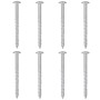 Wall shelves 4 units white and Sonoma oak 60x9x3 cm by vidaXL, Shelves and shelves - Ref: Foro24-326695, Price: 23,37 €, Disc...