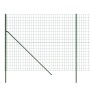 Grüner Zaun aus verzinktem Stahldraht 1,6 x 25 m von vidaXL, Zaunpaneele - Ref: Foro24-154076, Preis: 194,34 €, Rabatt: %