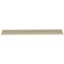 Estantes de pared 4 unidades roble Sonoma 100x9x3 cm de vidaXL, Estantes y estanterías - Ref: Foro24-326687, Precio: 34,91 €,...