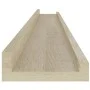 Estantes de pared 4 unidades roble Sonoma 100x9x3 cm de vidaXL, Estantes y estanterías - Ref: Foro24-326687, Precio: 34,91 €,...