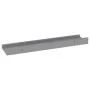 Estantes de pared 4 unidades gris 40x9x3 cm de vidaXL, Estantes y estanterías - Ref: Foro24-326674, Precio: 20,92 €, Descuent...