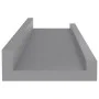 Estantes de pared 4 unidades gris 40x9x3 cm de vidaXL, Estantes y estanterías - Ref: Foro24-326674, Precio: 20,92 €, Descuent...