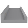 Wandregale 4 Stück grau 40x9x3 cm von vidaXL, Regale und Regale - Ref: Foro24-326674, Preis: 21,24 €, Rabatt: %