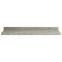 Wall shelves 4 units concrete gray 40x9x3 cm by vidaXL, Shelves and shelves - Ref: Foro24-326704, Price: 18,38 €, Discount: %