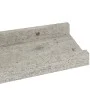 Wall shelves 4 units concrete gray 40x9x3 cm by vidaXL, Shelves and shelves - Ref: Foro24-326704, Price: 18,38 €, Discount: %